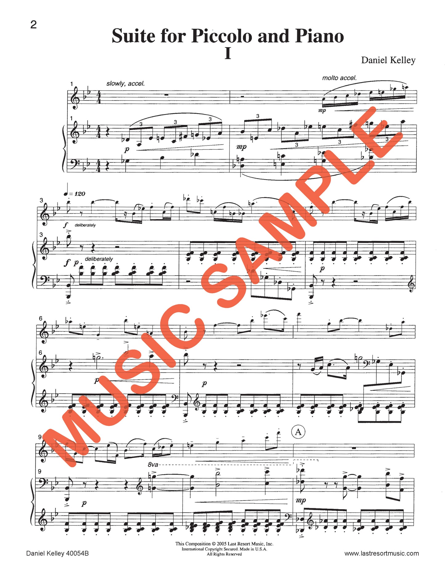 Two Concert Works for Piccolo