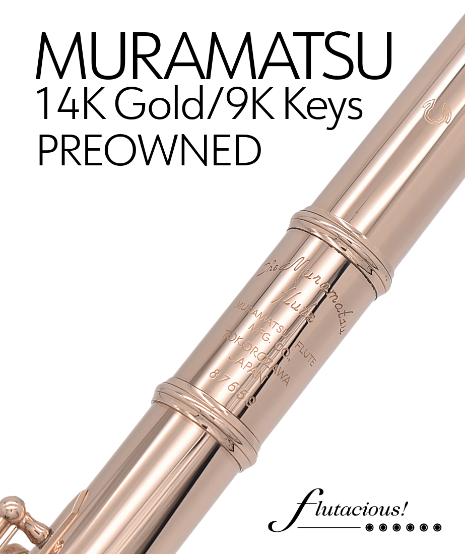 Muramatsu 14k Gold+9k Keys #87659 Preowned – Flutacious!