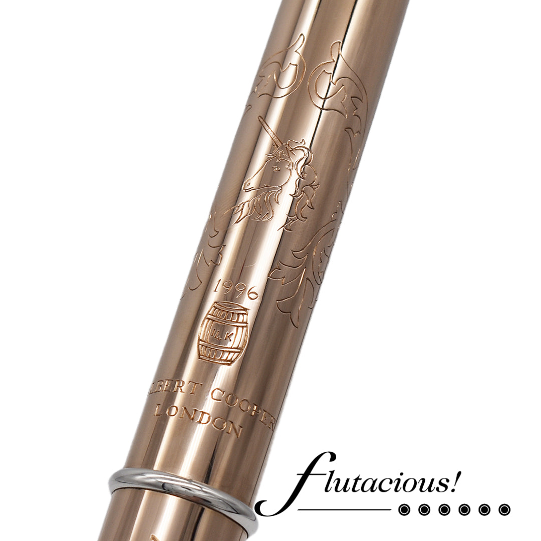 Cooper 14k Gold with Unicorn Engraving