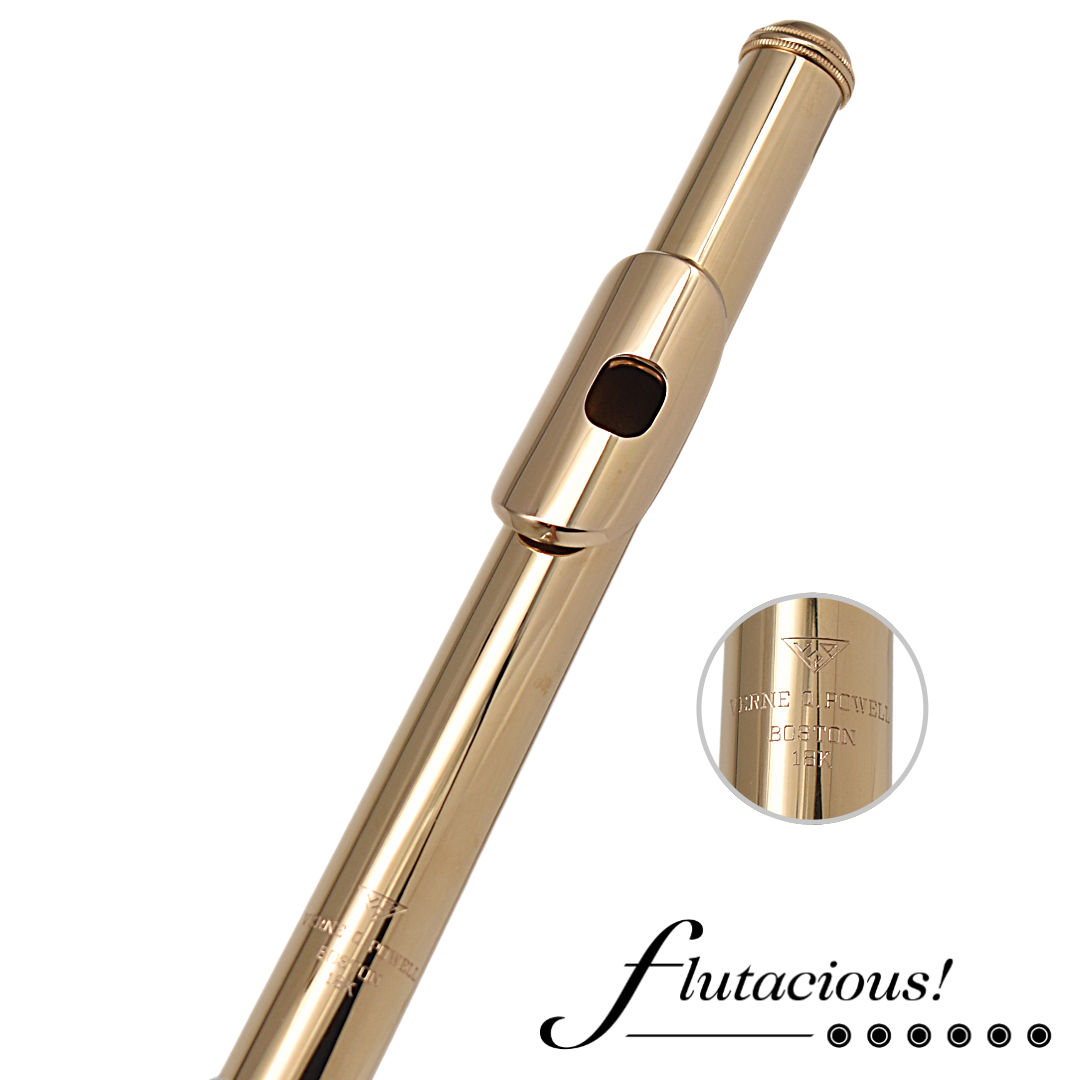 Powell 18k Gold Headjoint #17502