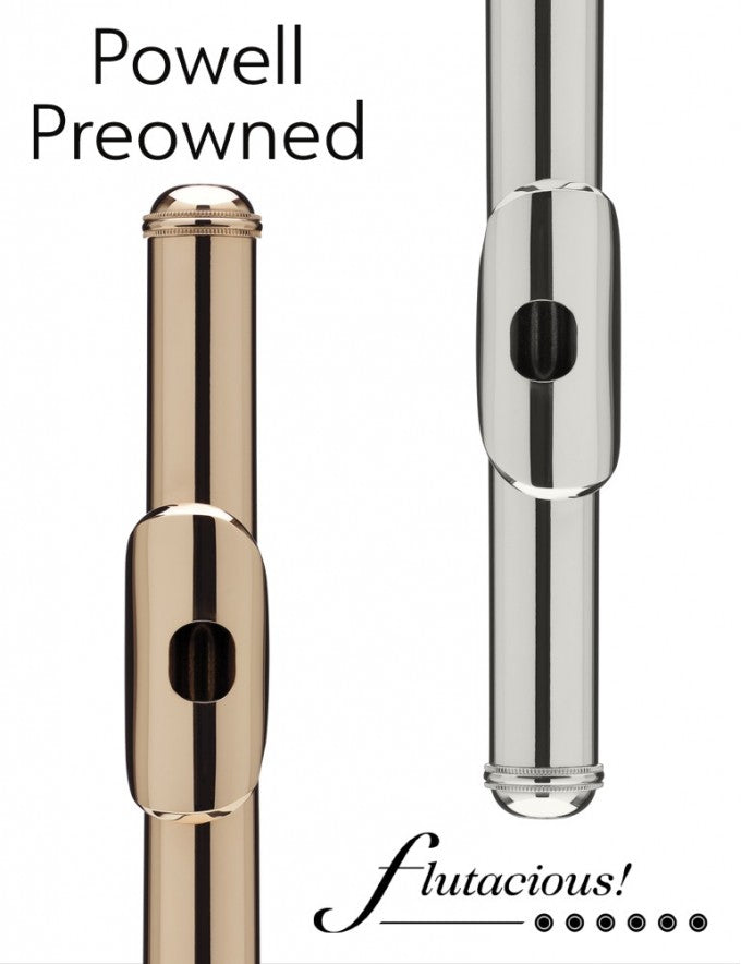 Powell Silver Headjoint 14K Riser