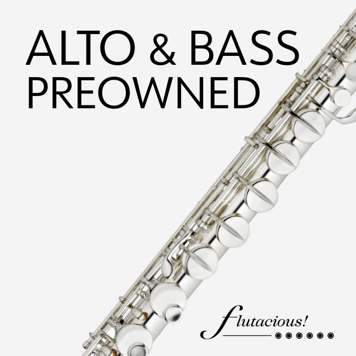 Preowned Altos and Bass Flutes