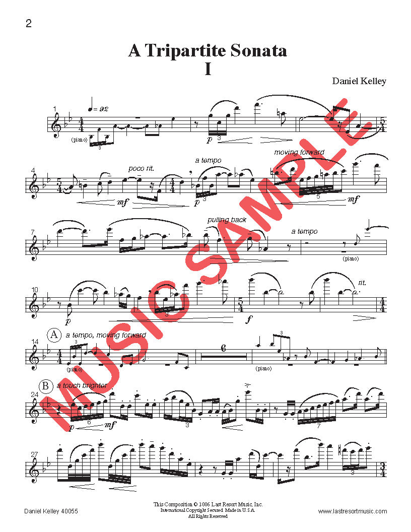 A Tripartite Sonata