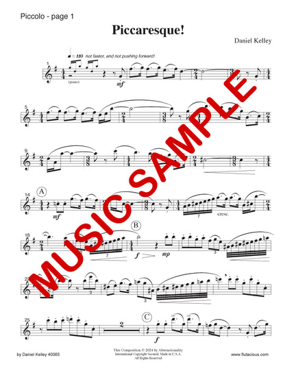 Piccaresque for Piccolo & Piano