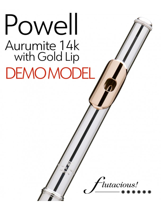 Powell Headjoint Aurumite 14k with 14k Lip plate DEMO