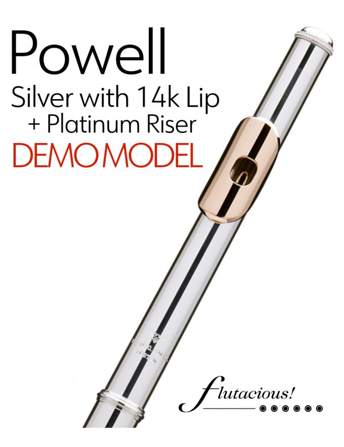 Powell Headjoint 14k Lip+Platinum Riser DEMO