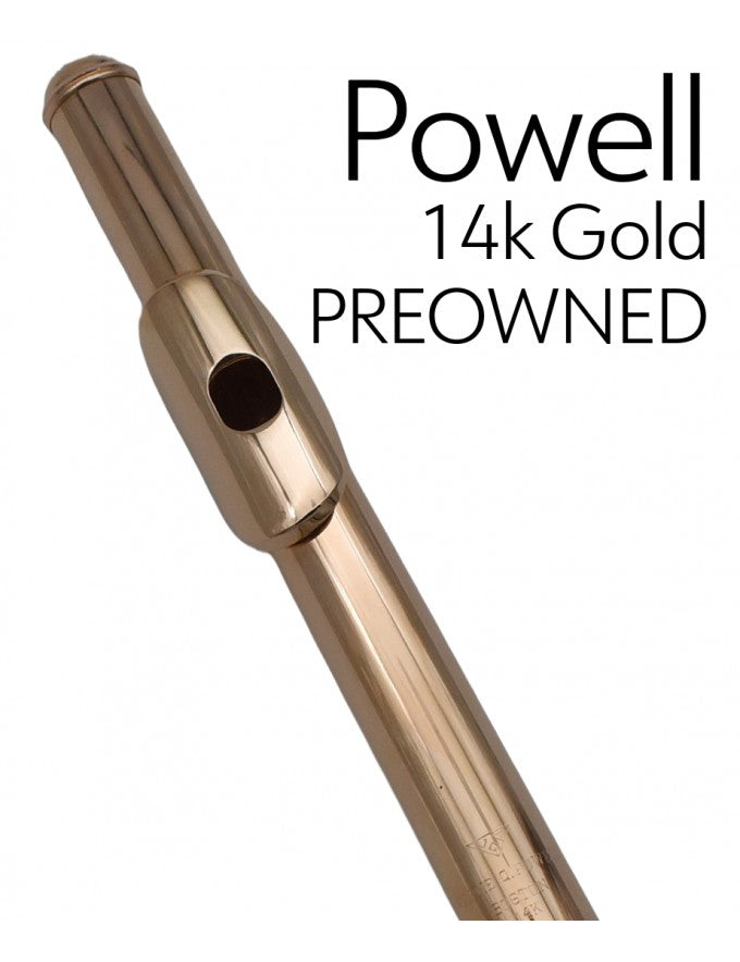 Powell 14k Gold Headjoint #10482