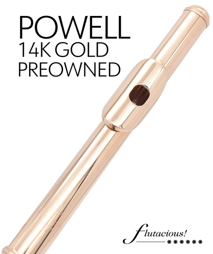 Powell 14k Gold Headjoint #10482 Venti