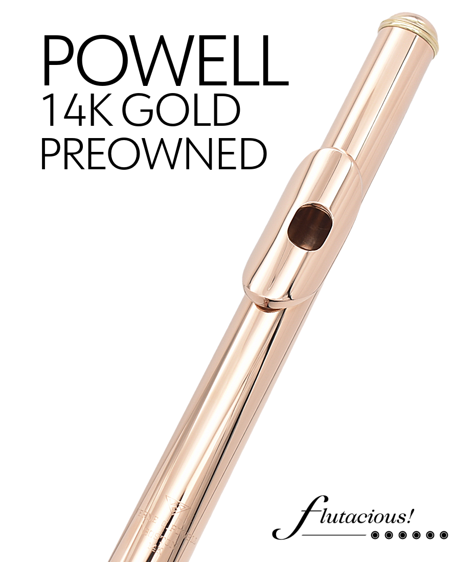 Powell 14k Gold Headjoint #13331 Soloist