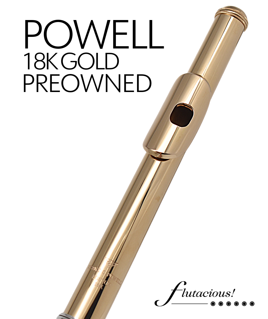 Powell 18k Gold Headjoint #17502