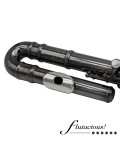 Trevor James Black Nickel Alto Flute #11205