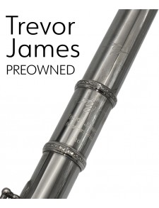 Trevor James Black Nickel Alto Flute #11205