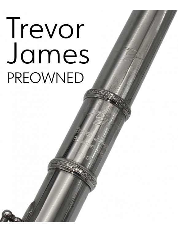 Trevor James Black Nickel Alto Flute #11205