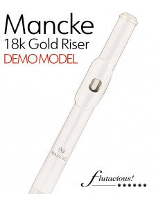 Mancke Headjoint Silver 18k Gold Riser | Demo