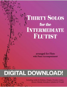 Thirty Solos for the Intermediate Flutist DD