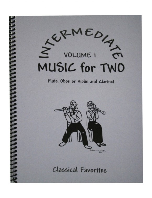 Music for Two, Intermediate  -  Vol. 1 - Fl/Ob/Vln & Clarinet, 47201