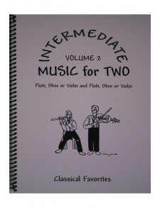 Music for Two, Intermediate  -  Vol. 2 - Fl/Ob/Vln & Fl/Ob/Vln, 47502