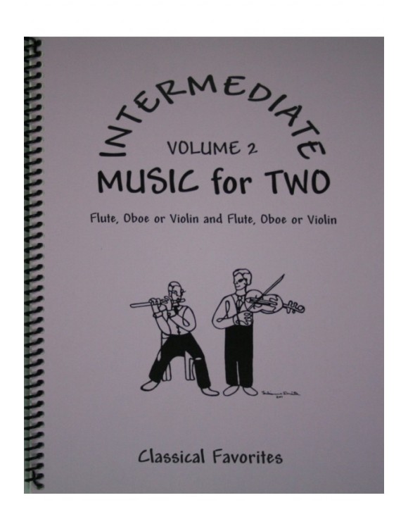 Music for Two, Intermediate  -  Vol. 2 - Fl/Ob/Vln & Fl/Ob/Vln, 47502